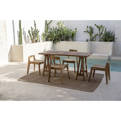 Paxi teak dining chair - Natural