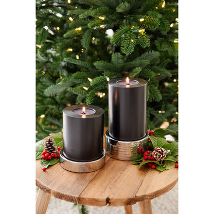 Cornelius tea light holder 15cm, black plastic