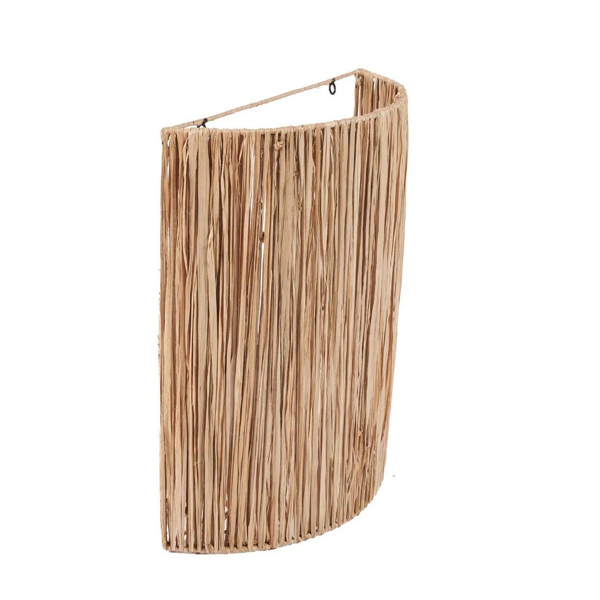 Sisal wall applique, 50 cm - natural woven