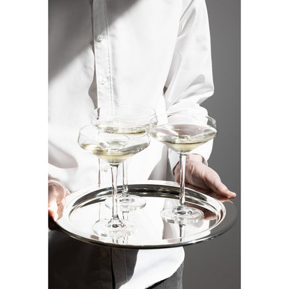 Steel serving tray Porto Ø 32 cm - round