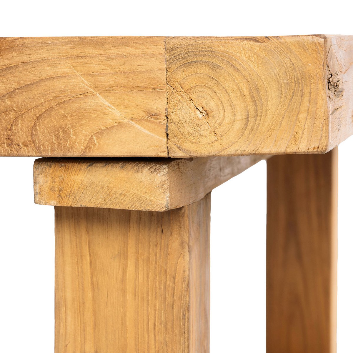 Reclaimed teak coffee table 110×70 cm - natural, Indonesia