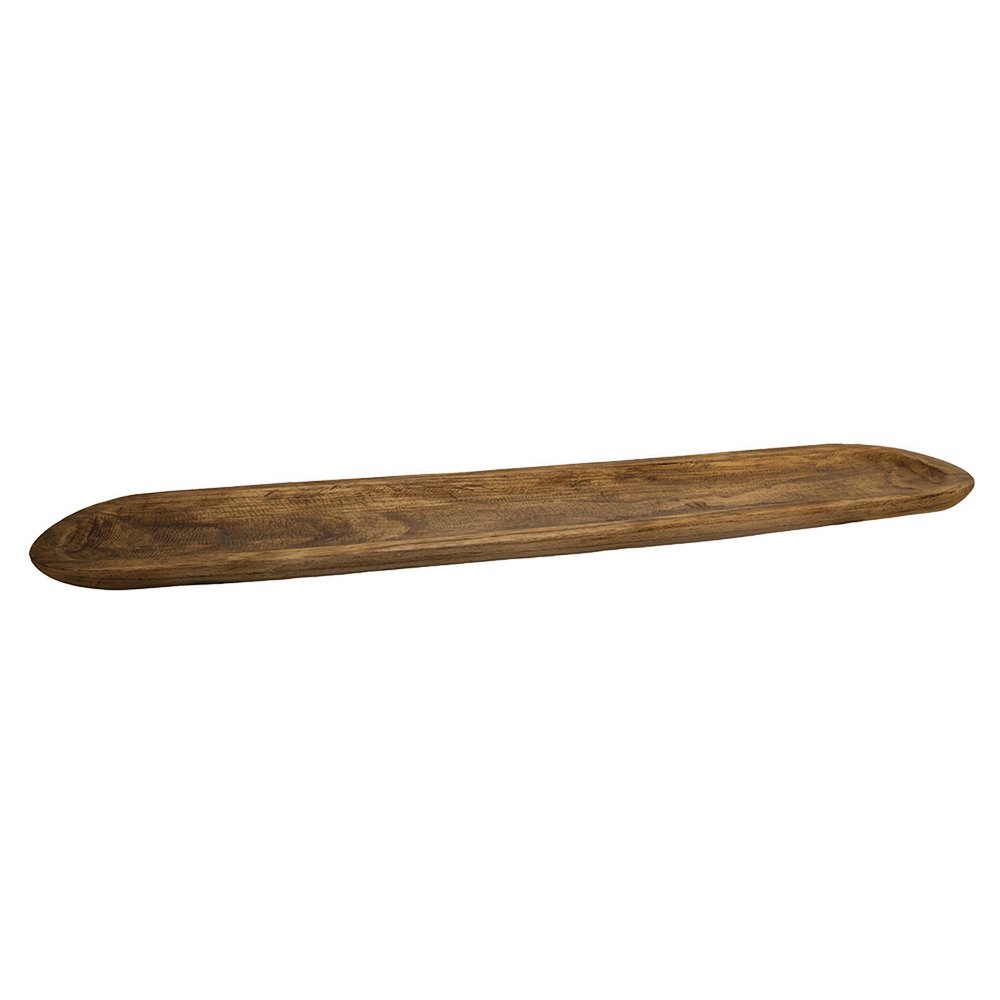 Wooden rectangular tray, 100×9×2.5cm - Long