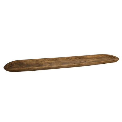 Wooden rectangular tray, 100×9×2.5cm - Long
