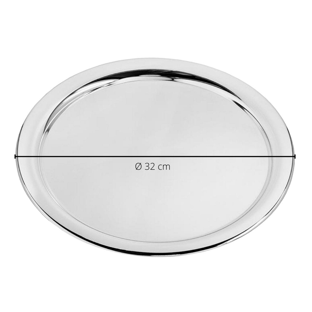 Steel serving tray Porto Ø 32 cm - round