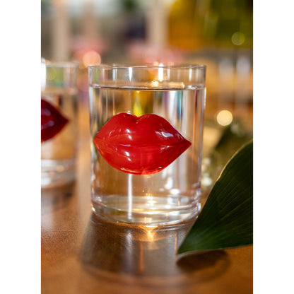 Glass water glasses, transparent - Set of 4
