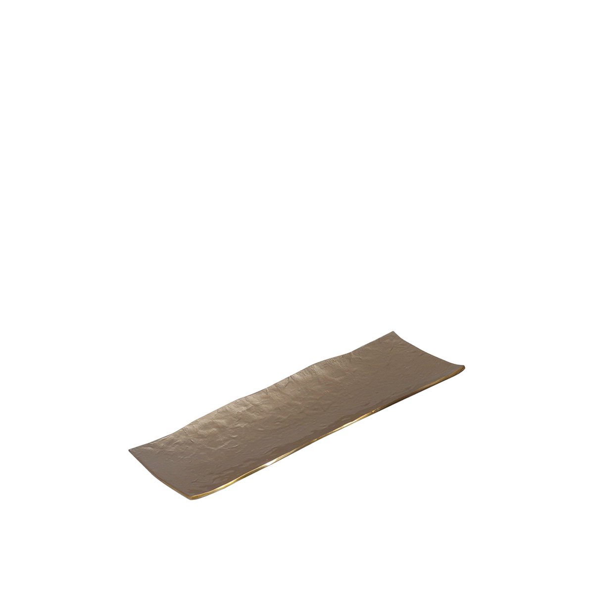 Aluminum decorative tray, sand, 47cm