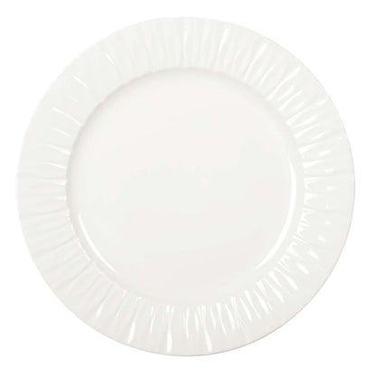 Porcelain serving plate Lilia, white, 30cm