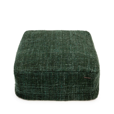 Oh My Gee pouffe, forest green cotton - 60 cm
