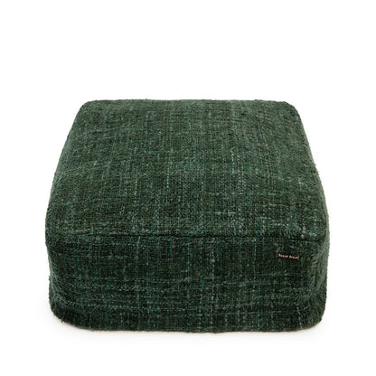 Oh My Gee pouffe, forest green cotton - 60 cm