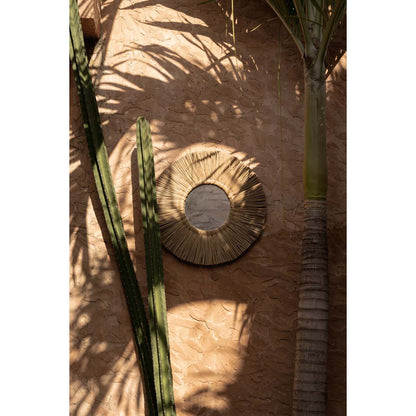 Grasspiegel, rund, 45 cm – Coastal Texture