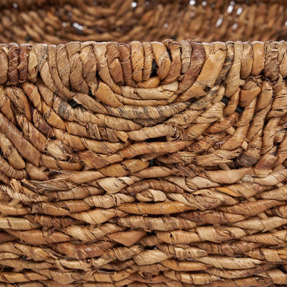 Palm leaf storage basket, rectangular, 68 cm - Natural
