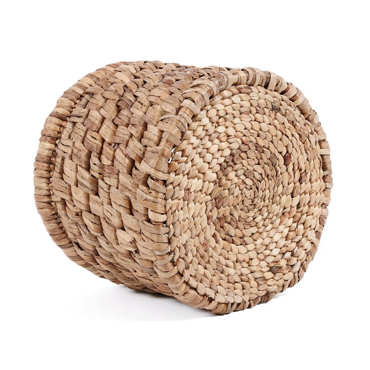 Seagrass basket with diagonal weave - 36 cm