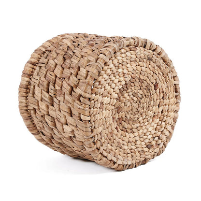 Seagrass basket with diagonal weave - 36 cm