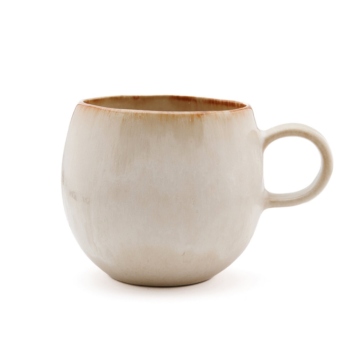 Stoneware mug, large - blue (Portugal)
