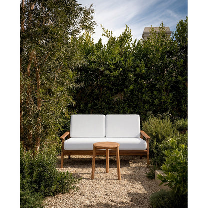 Teak side table, 47 × 50 cm - Outdoor