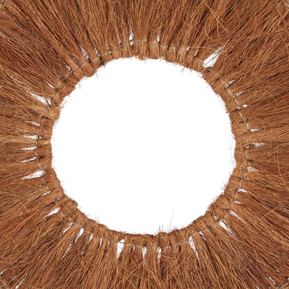 Coconut and palm wall deco, round, 90 cm - natural