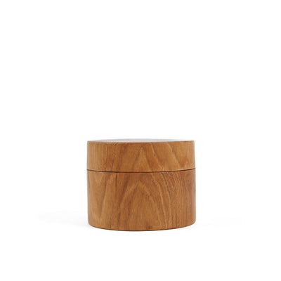 Teak root storage jar 8 × 6 cm - made in Indonesia