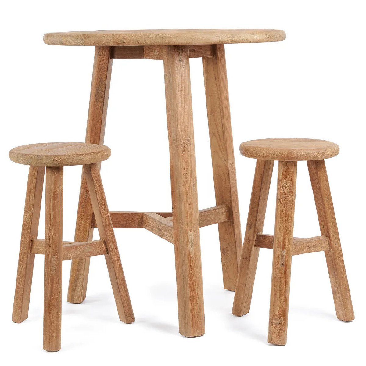 Teak-Bartisch, 90 cm rund – Outdoor