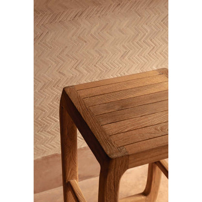 Teak bar stool, 70 cm - outdoor seating