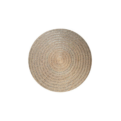 Seagrass carpet round, natural – 100 cm