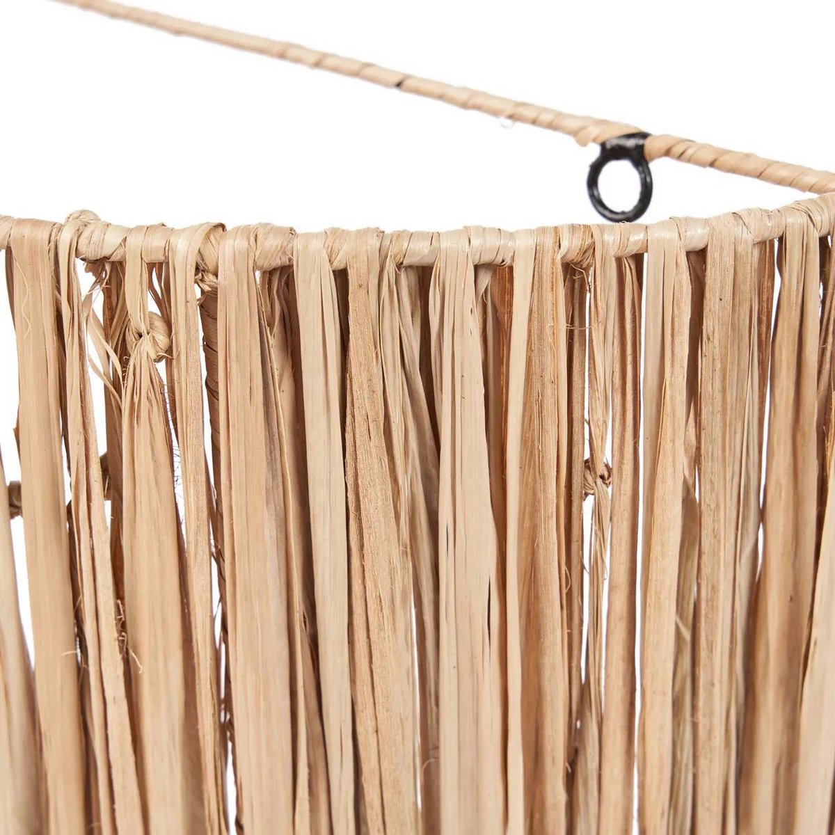 Sisal wall applique, 50 cm - natural woven