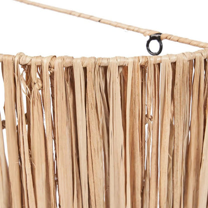 Sisal wall applique, 50 cm - natural woven