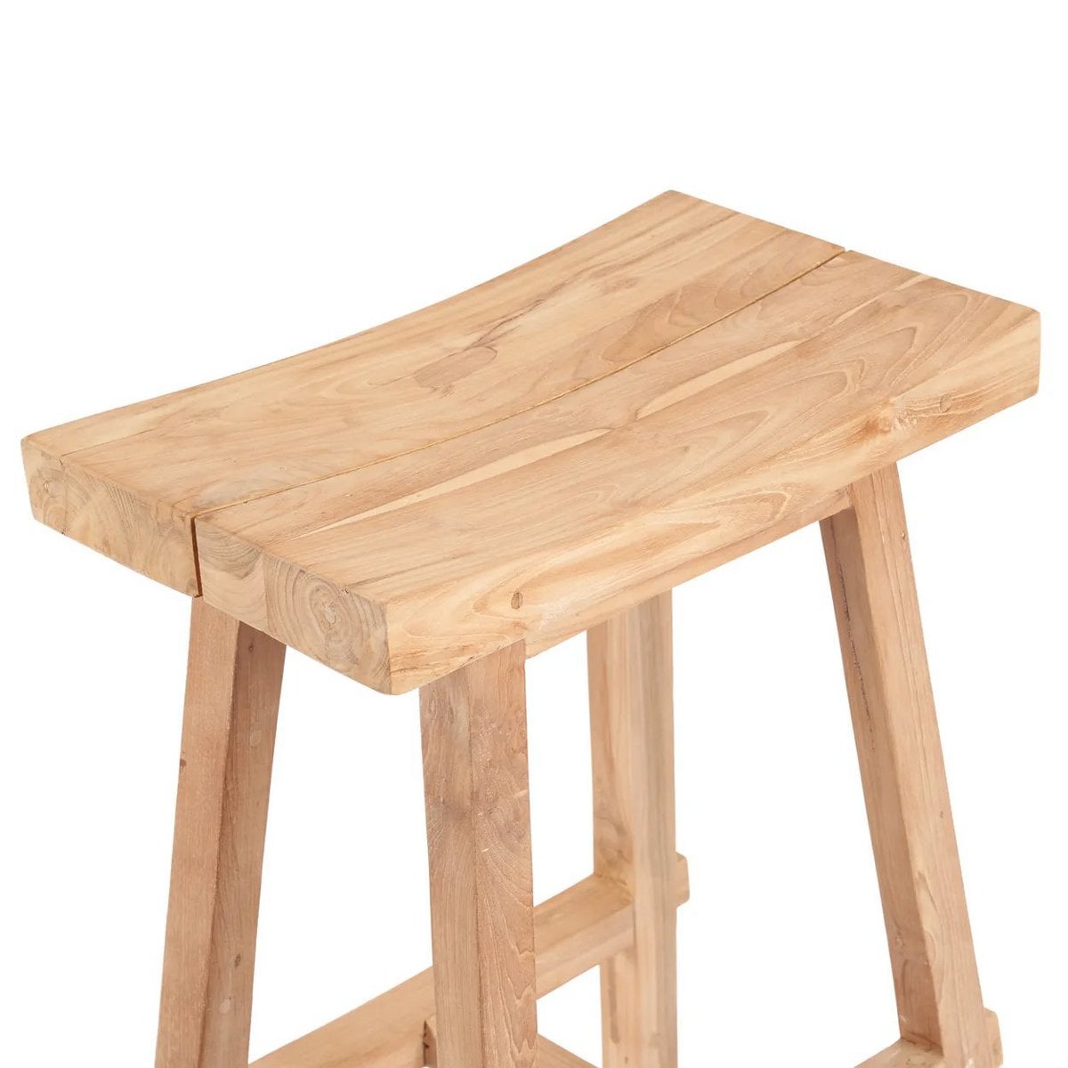 Teak bar stool, 47 × 75 cm - Outdoor
