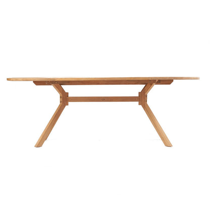Teak dining table, oval, 225 cm - handmade