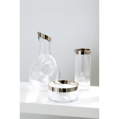 Kristalldekanter Gordon mit Platinrand – 1,2 L