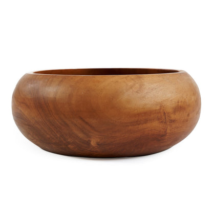 Teak root fruit bowl, 20 cm - organic form