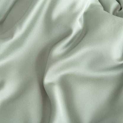 Bamboo bedding set, sage green, single - 400TC