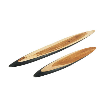 Wood tapas plate 100×17 cm - extra-large serving board