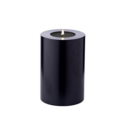 Cornelius tea light holder 15cm, black plastic
