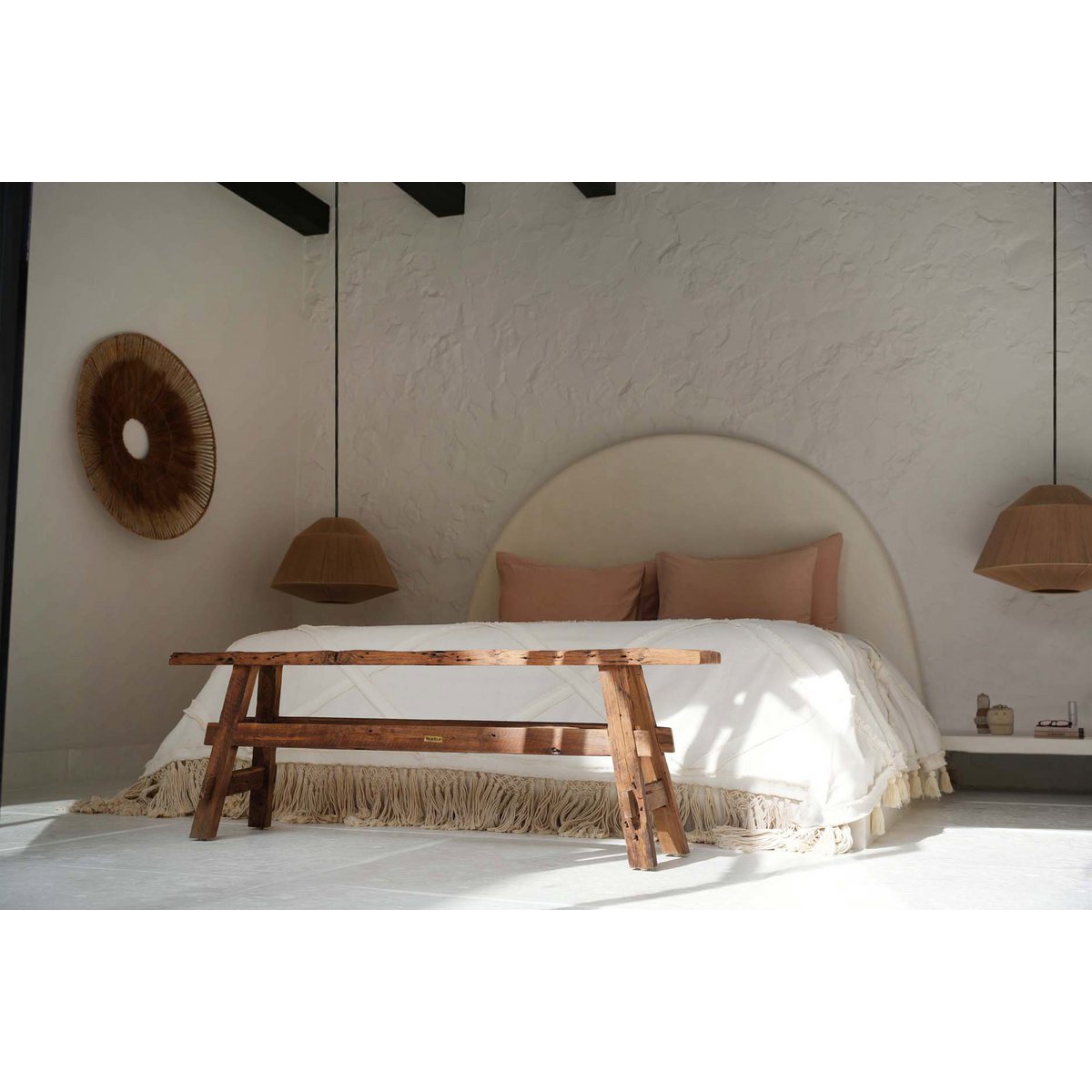 Sengekast i bomuld 300×240 – naturlig, holdbar