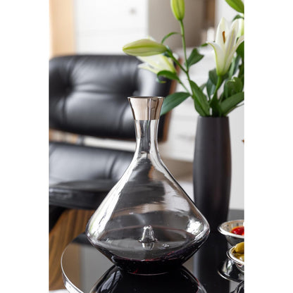 Krystalkaraffel Frederick med platinrand – 2,1 L