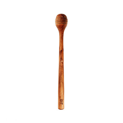Teak honey roller - hand-carved