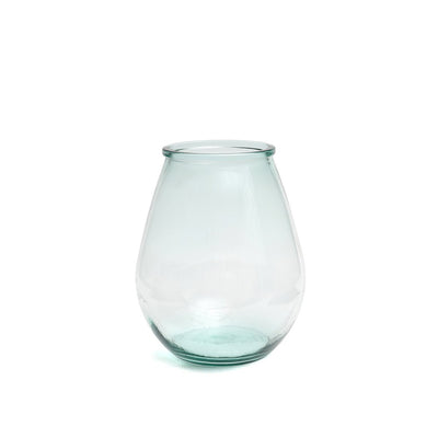 Blue glass vase 23 cm – made in Spain