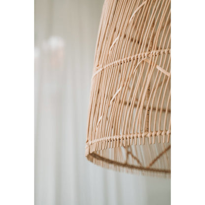 Rattan pendel, tvundet flet - M, 90 cm