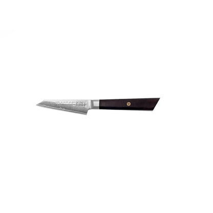 Damascus paring knife 90 mm, Bunka K-tip