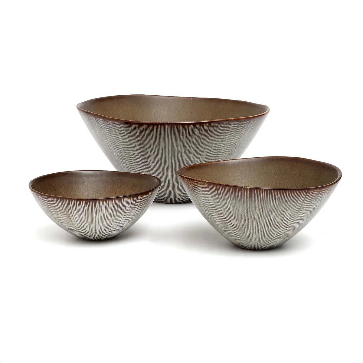 Portuguese stoneware cereal bowl 16 cm - multi-colour