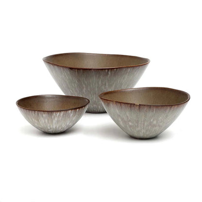 Portuguese stoneware cereal bowl 16 cm - multi-colour