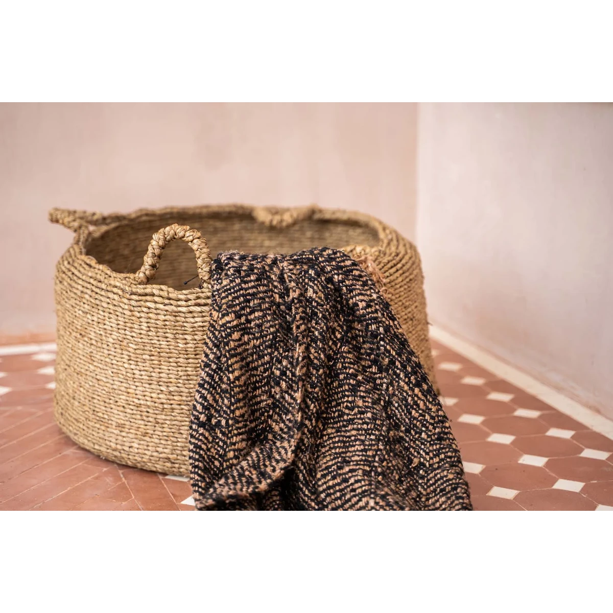 Les quatre mains basket, sisal - L