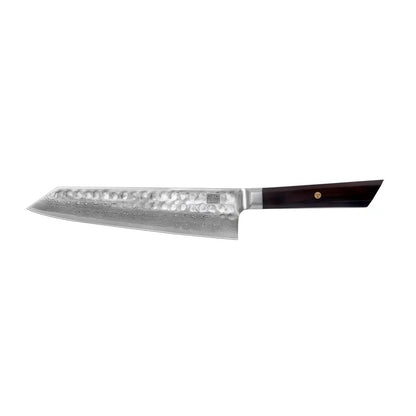 Damascus steel kiritsuke knife 210 mm - Bunka collection