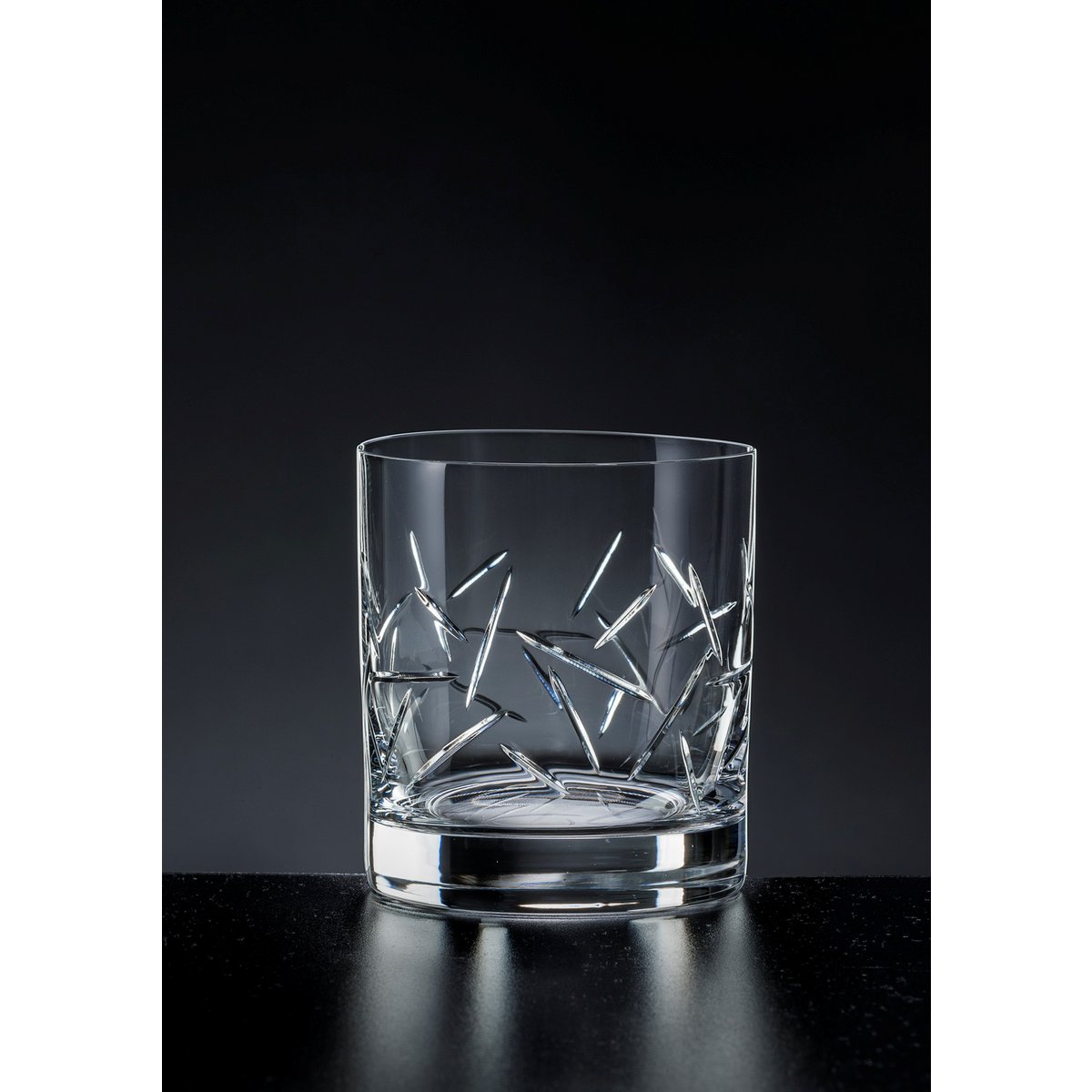 Whisky glasses, set of 6 - crystalline, 280 ml
