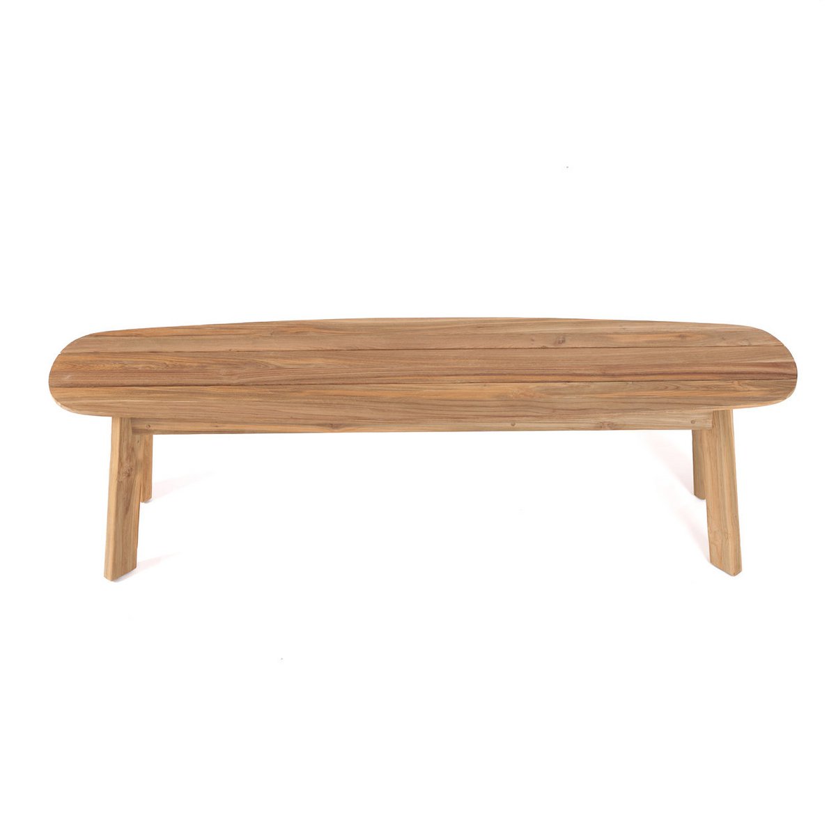 Tutuala outdoor bench - natural wood