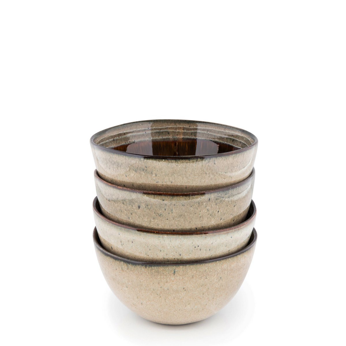 Round stoneware cereal bowl 15 × 8 cm – Comporta