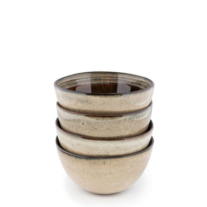 Round stoneware cereal bowl 15 × 8 cm – Comporta