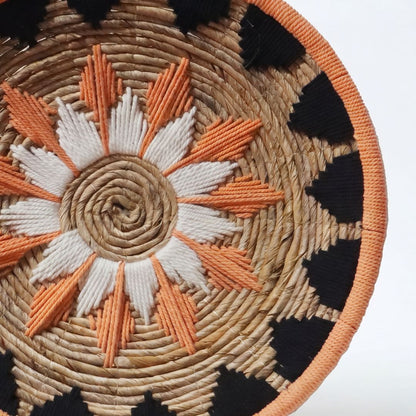Kalimantan vægcirkel, bomuld - 40 cm