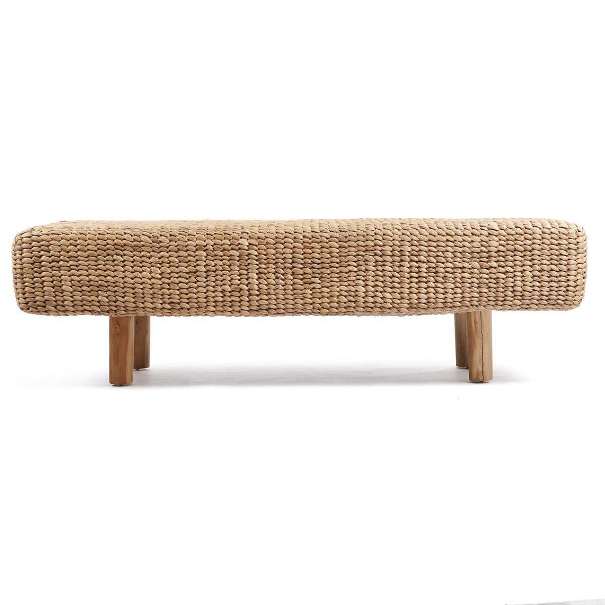 Water hyacinth bench 140×60 cm - natural brown, Indonesia