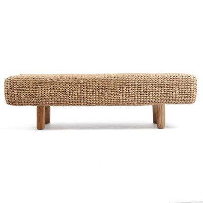 Water hyacinth bench 140×60 cm - natural brown, Indonesia